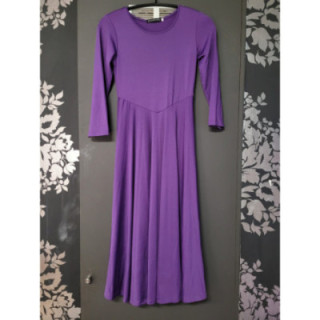 Robe tournante LM (lycra) mauve foncé