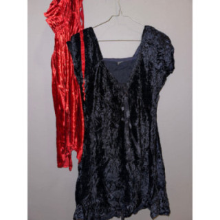 Robe Velours Petit Noeud