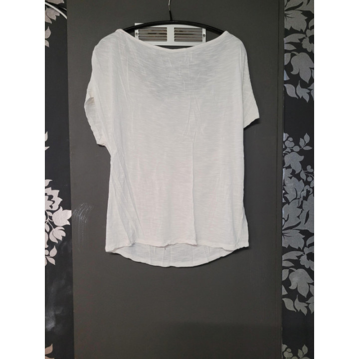 T-shirt fluide blanc