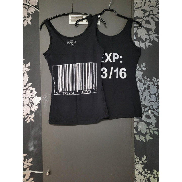 Débardeur code barre