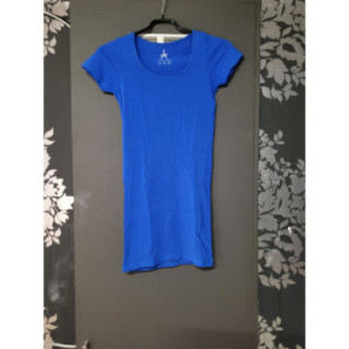 T-shirt bleu électrique