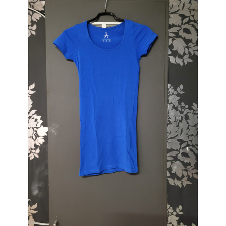 T-shirt bleu électrique