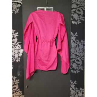 Robe avec manches dents de scie