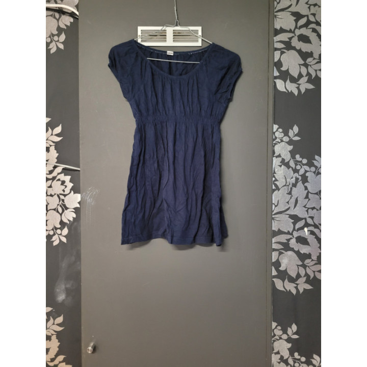 Robe courte bleu foncé