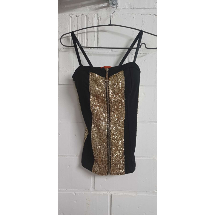 Bustier à paillettes