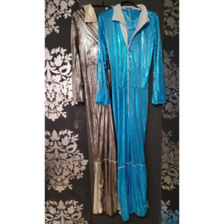 Combi disco + ceinture argentée