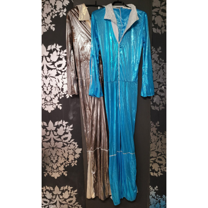 Combi disco + ceinture argentée