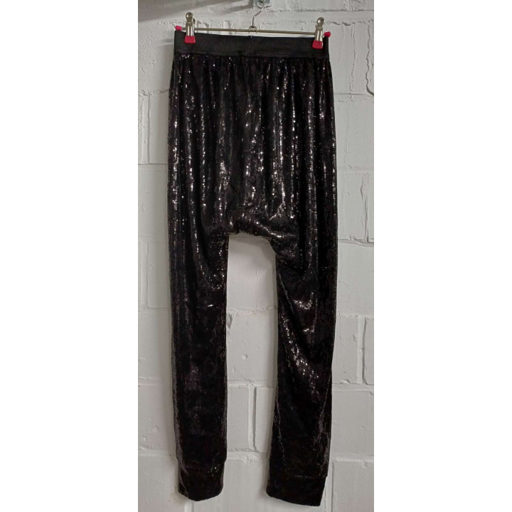 Pantalon strass noir