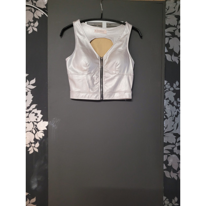 Top tirette simili-cuir