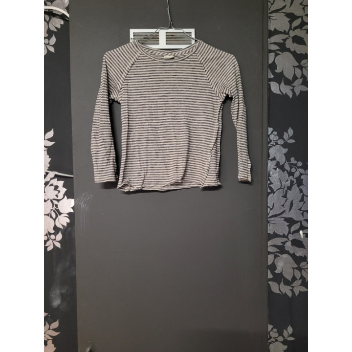 T-shirt LM beige ligné