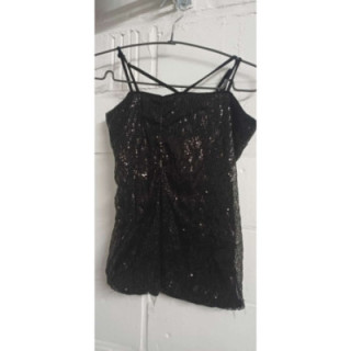 Top Strass à bretelles