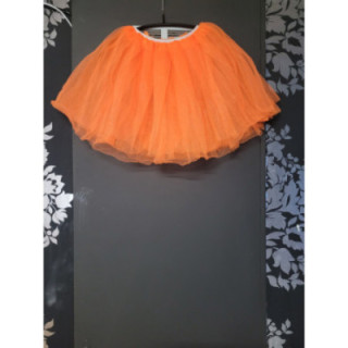 Jupe Tulle courte orange