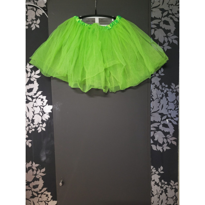 Jupe Tulle courte verte