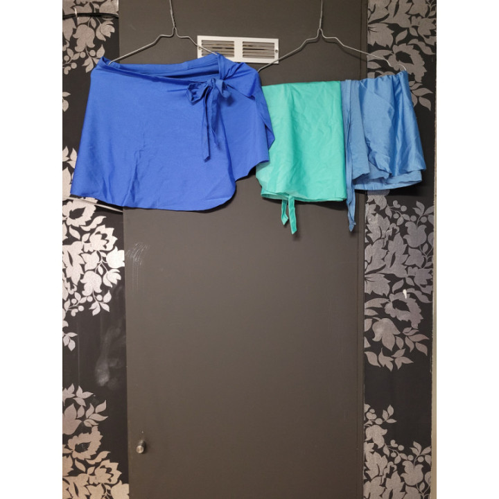 Jupette Lycra bleue