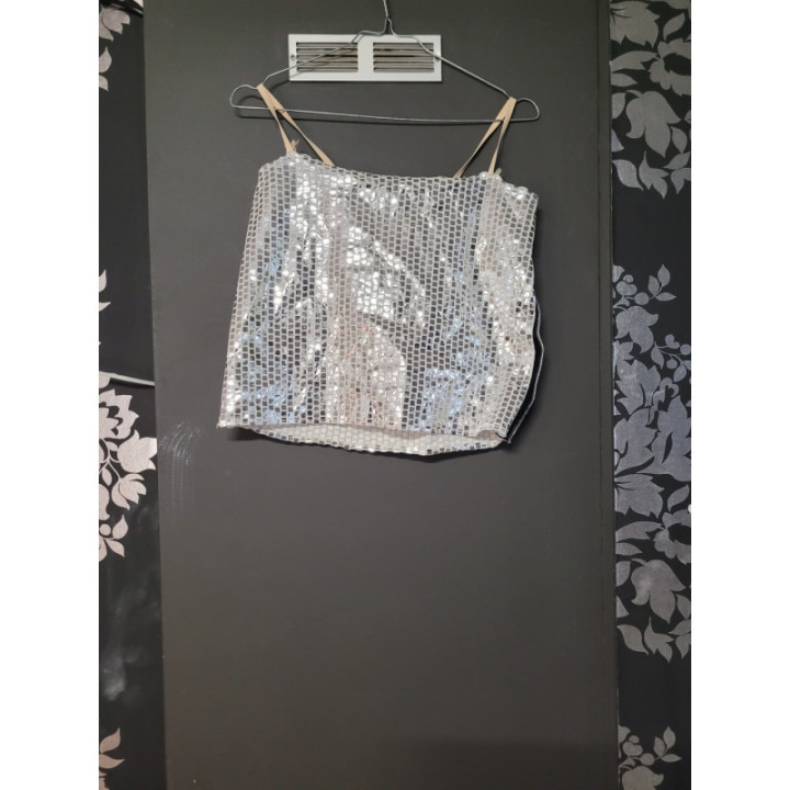 Top disco fines bretelles