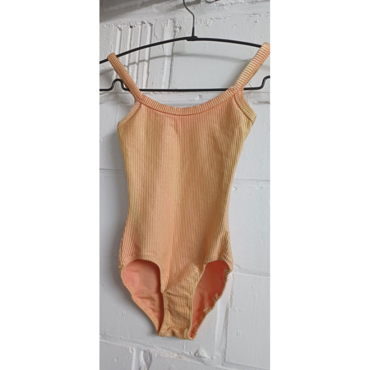 Tunique côtelée orange