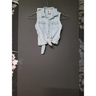 Chemise bleu clair SM + noeud