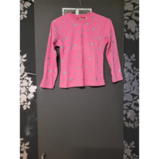 T-shirt LM Etoiles Rose foncé