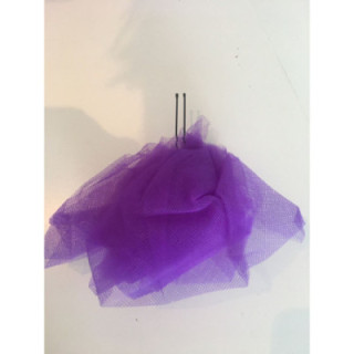 Fleurs Chignon Tulle