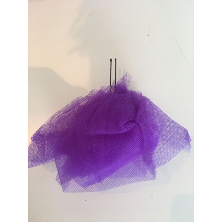 Fleurs Chignon Tulle