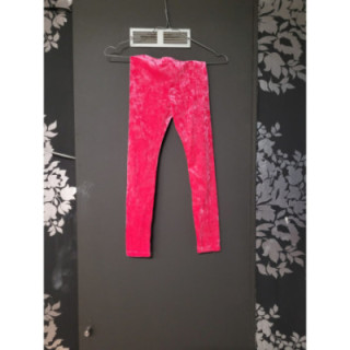 Legging velour rose