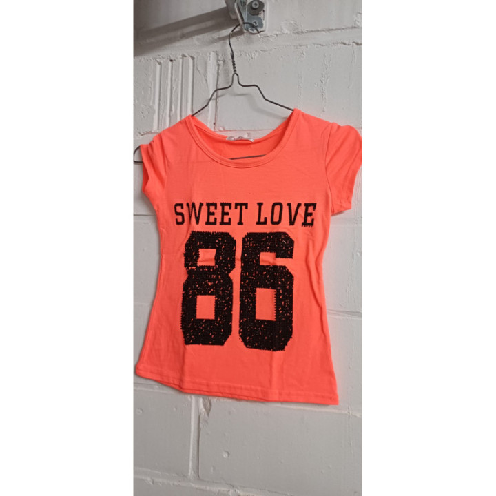 T-Shirt Fluo + Nombre