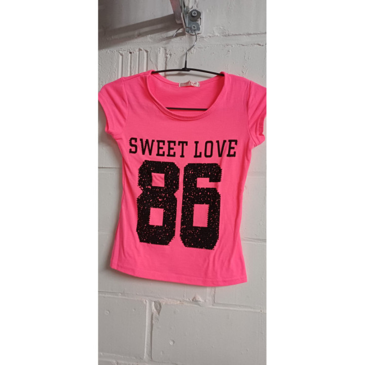 T-Shirt Fluo + Nombre