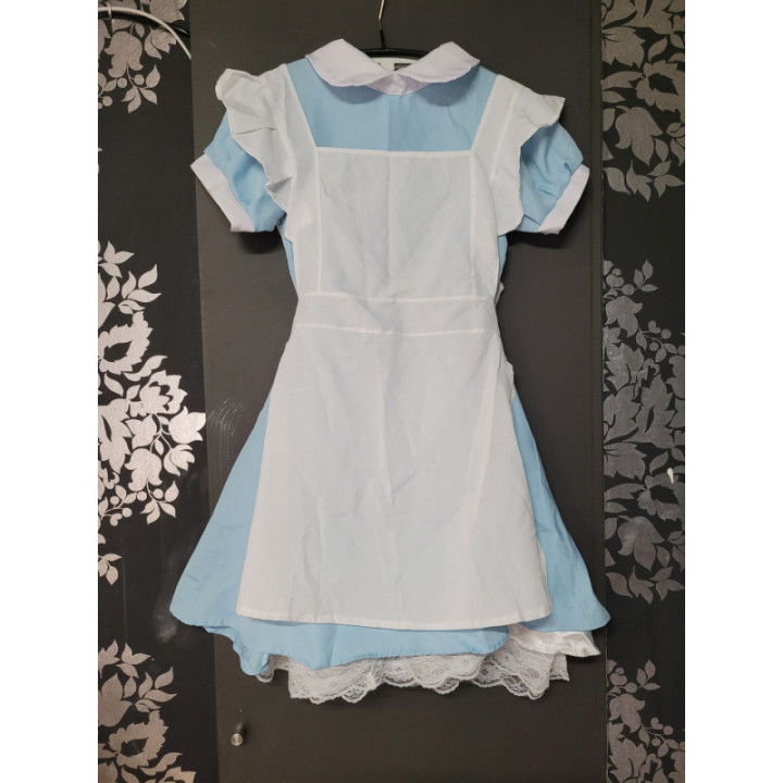 Robe Alice + serre-tête noeux noir