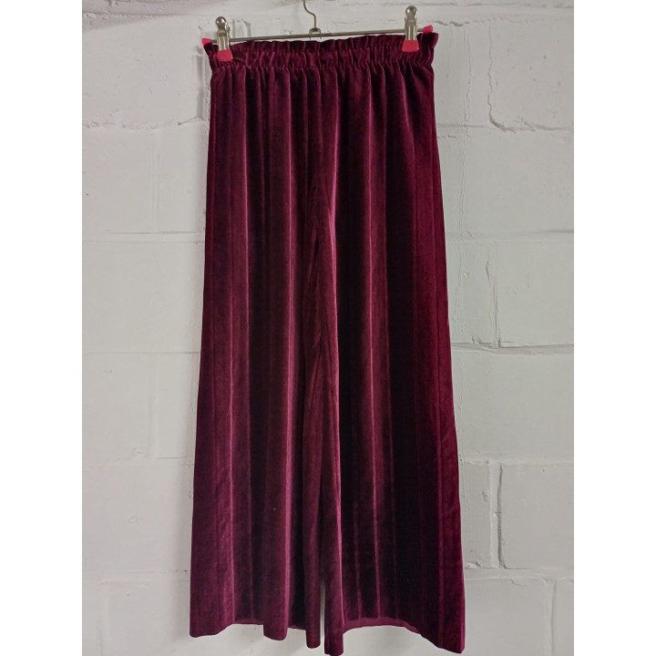 Pantalon velours Bordeau