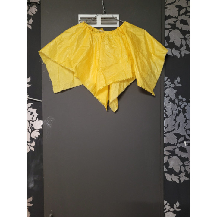 Jupe asymétrique jaune