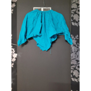 Jupe asymétrique bleu turquoise