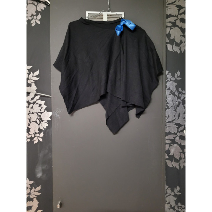 Jupe asymétrique noire + Petit noeud