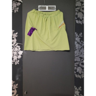 Jupe lutin vert clair + strass