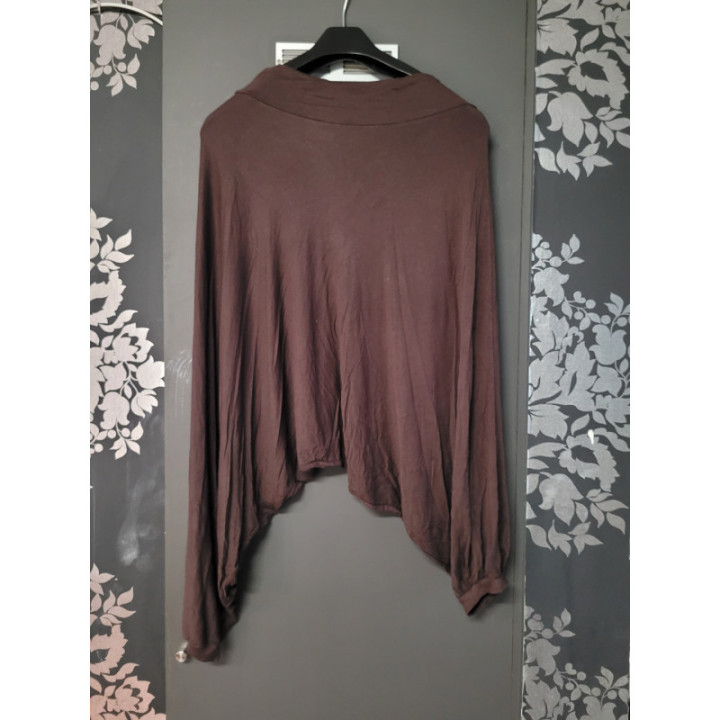 Sarouel large brun