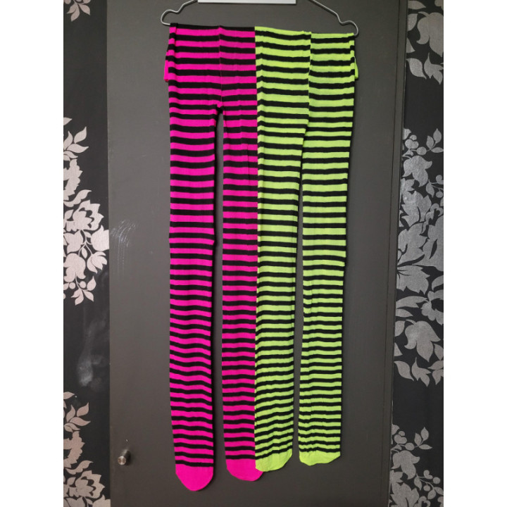 Collant fluo rose
