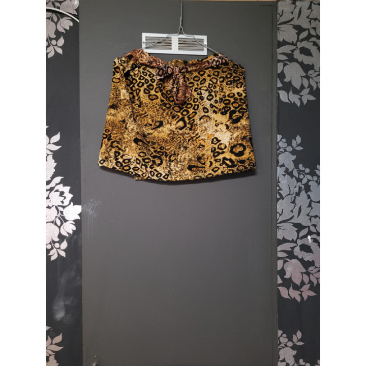 Jupe porte-feuille léopard