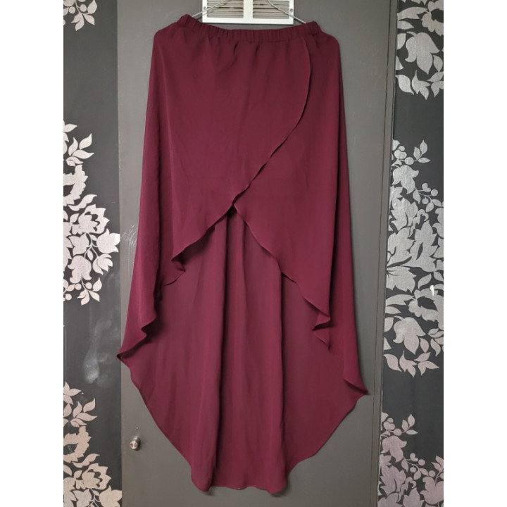 Jupe voile asymétrique