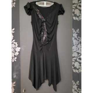 Robe cravate paillettes (lycra)
