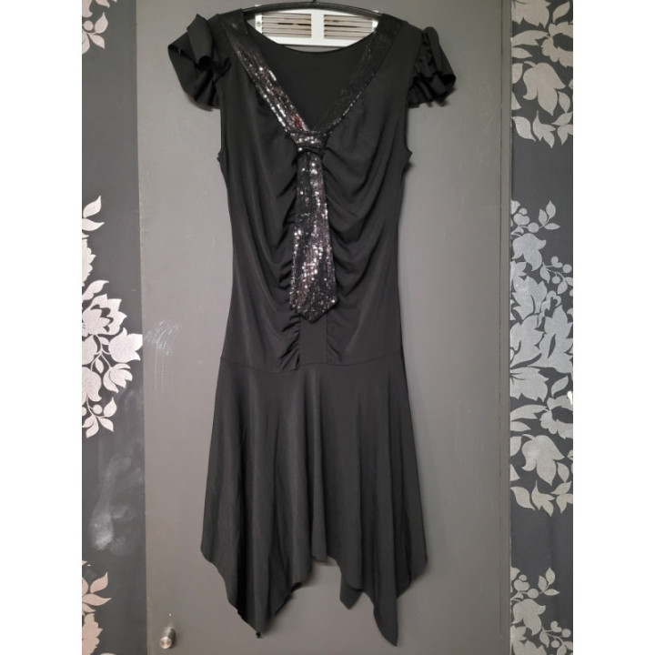 Robe cravate paillettes (lycra)