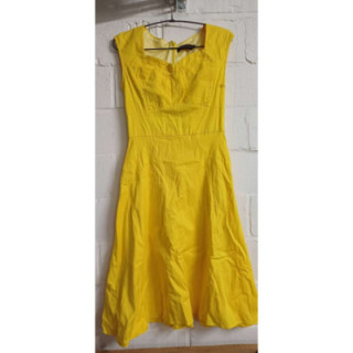 Robe swing jaune